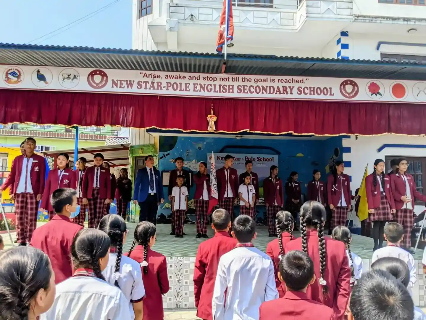 Modern school interior